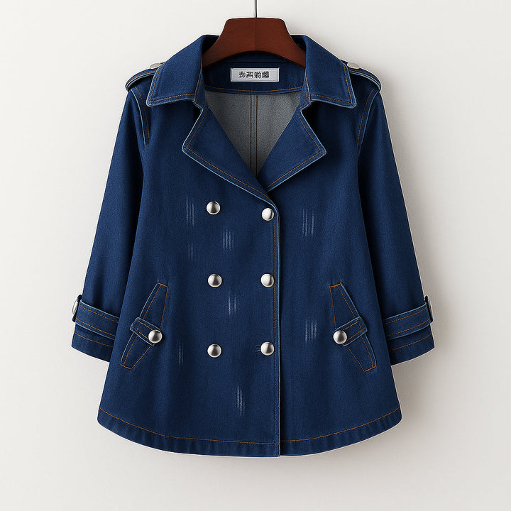Elara | Modern Denim-Style Spring Jacket