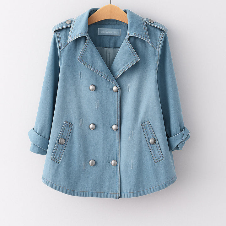 Elara | Modern Denim-Style Spring Jacket