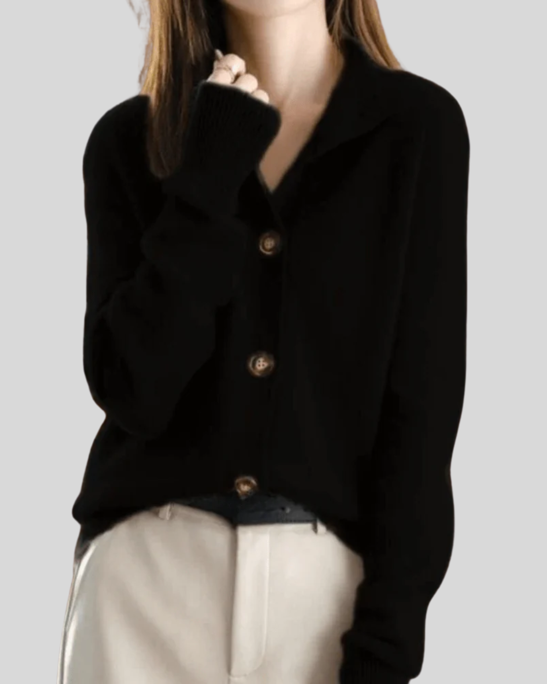 Lysandra | Soft Button-Front Knit Cardigan