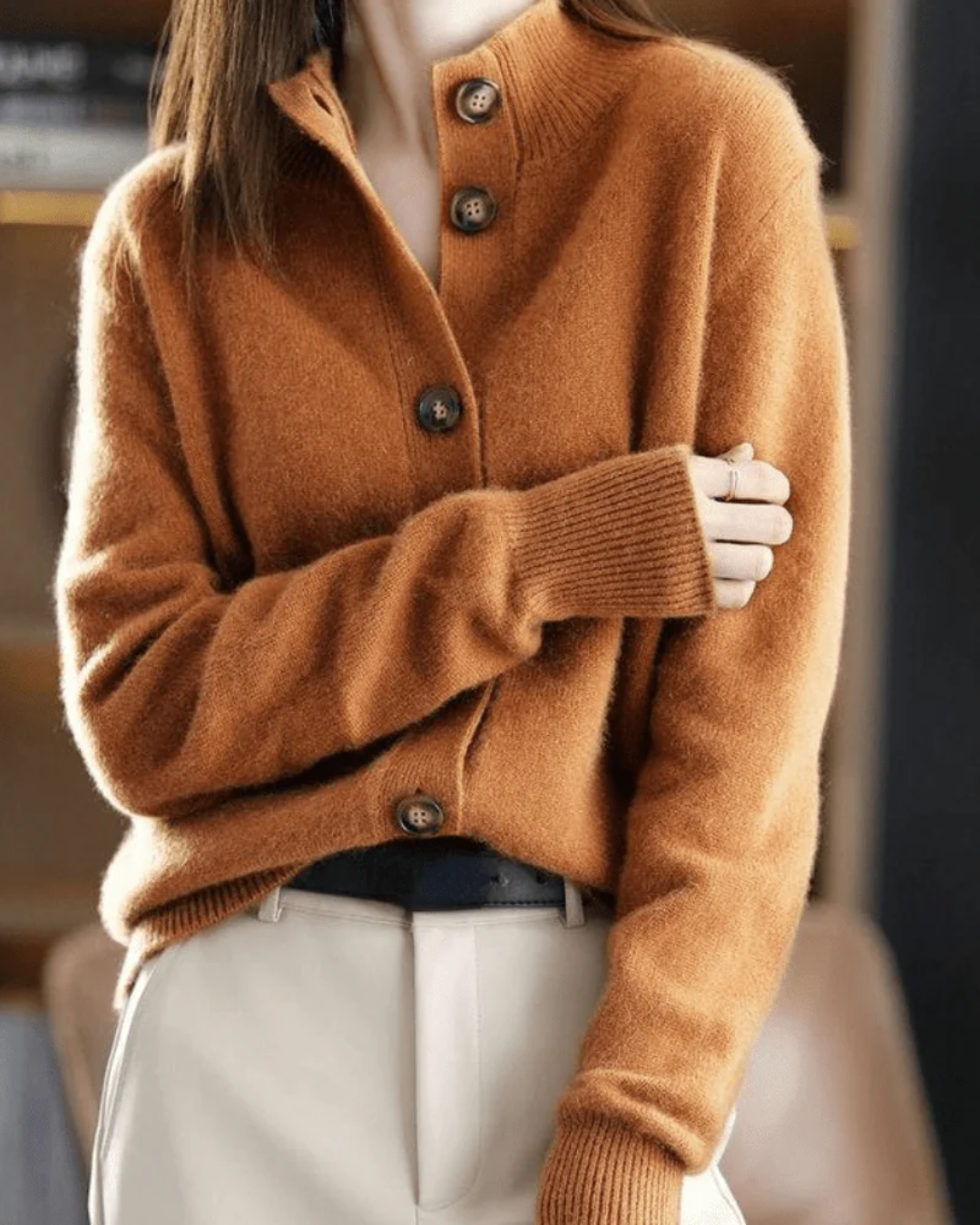 Lysandra | Soft Button-Front Knit Cardigan