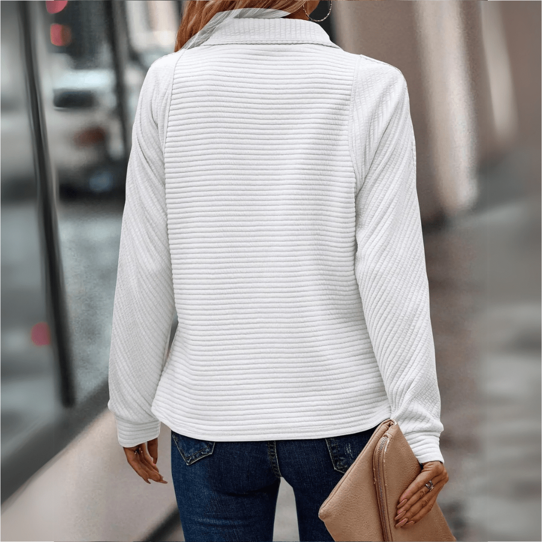 Rowan | Casual Quarter-Zip Knit Pullover