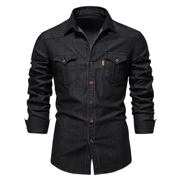 Carter | Men’s Lightweight Denim Button-Down Shirt