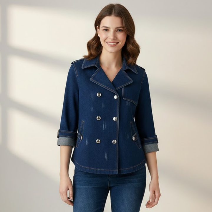 Elara | Modern Denim-Style Spring Jacket
