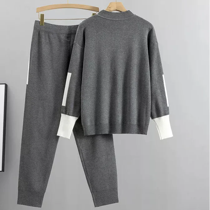 Women’s Casual Lounge Sweater Pants Set