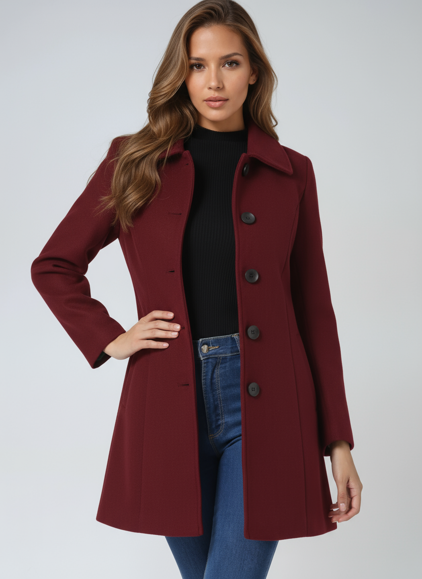 Juliana | Light Trench Coat Modern Elegance