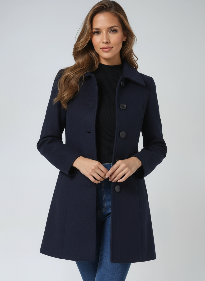 Juliana | Light Trench Coat Modern Elegance
