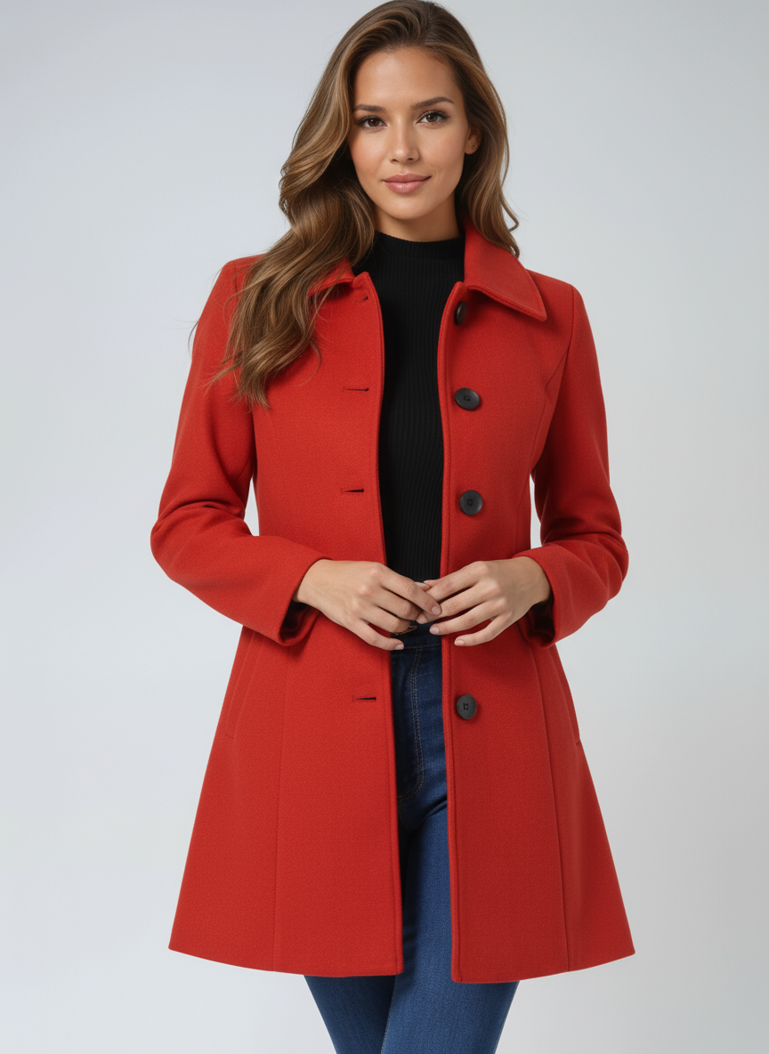 Juliana | Light Trench Coat Modern Elegance