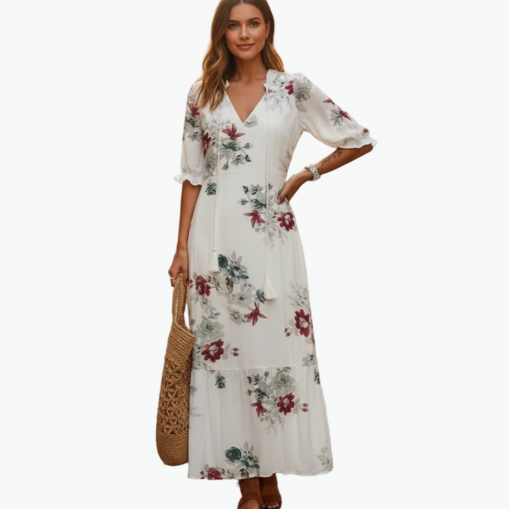 Women’s Bohemian Pattern Maxi Dress