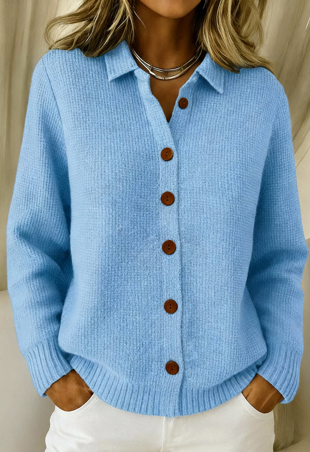 Marice | Elegant Button Cozy Cardigan