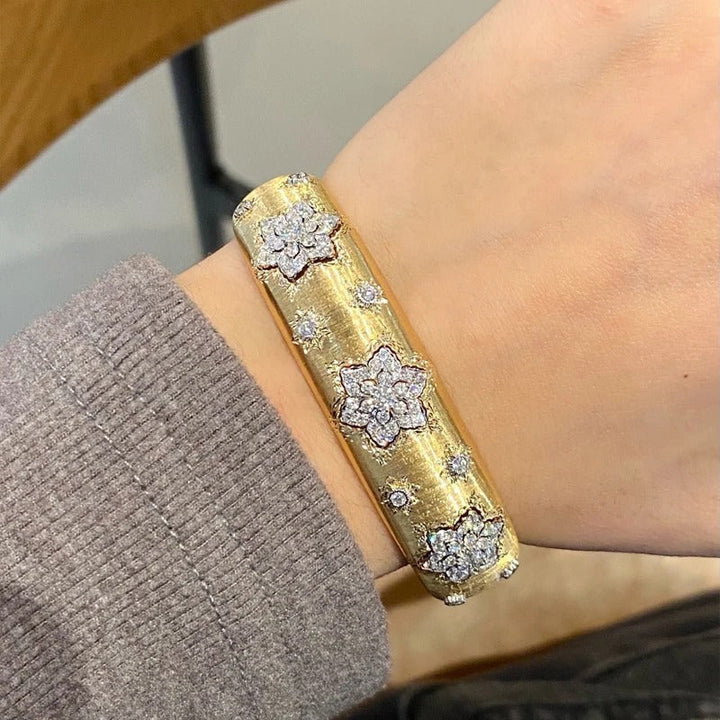 18K Solid Yellow Gold Ring