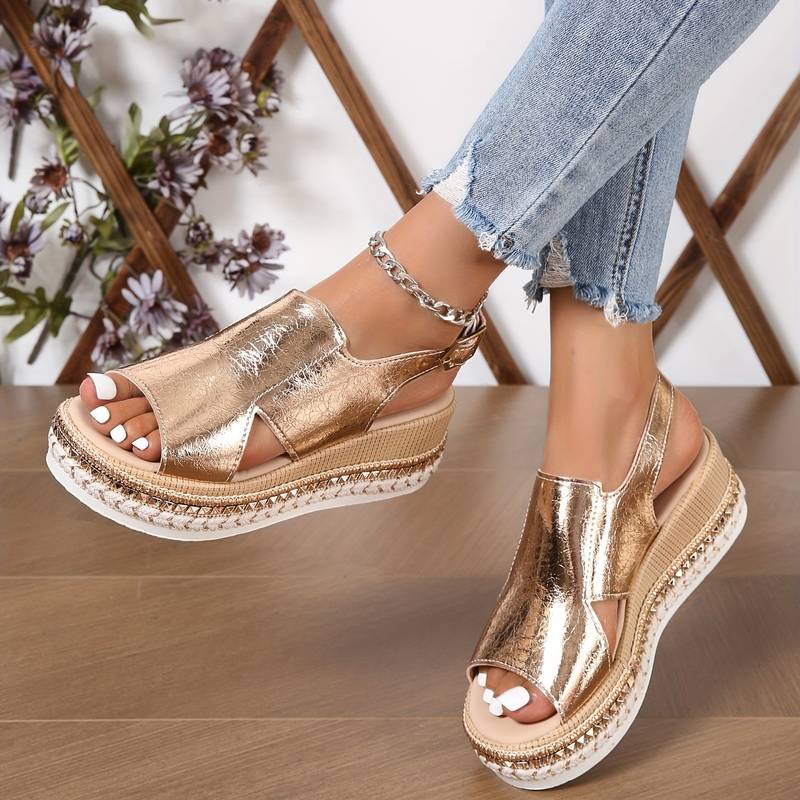Emberly | Wedge Platform Orthopedic Sandals
