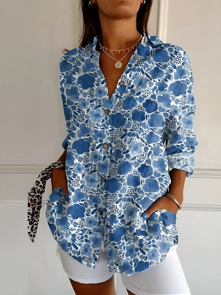 Maia | Women’s Lightweight Floral Summer Blouse