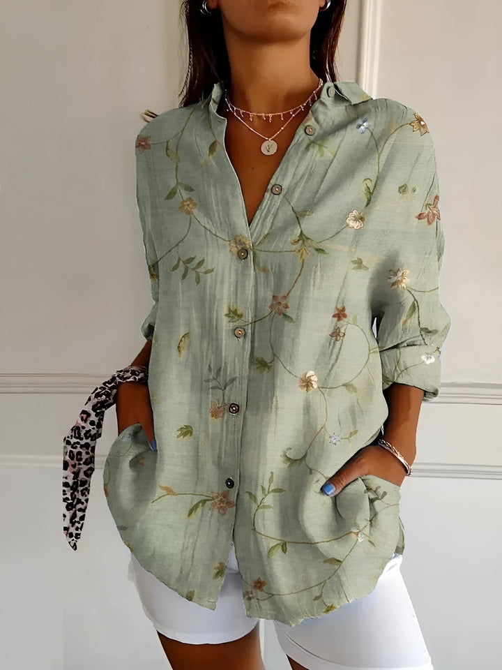 Maia | Women’s Lightweight Floral Summer Blouse